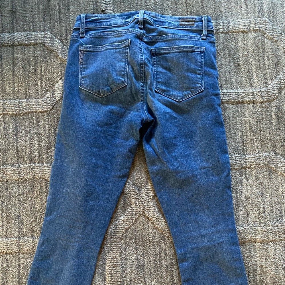 Paige Verdugo Ankle skinny jeans.  Size 27.  Used but in good shape.